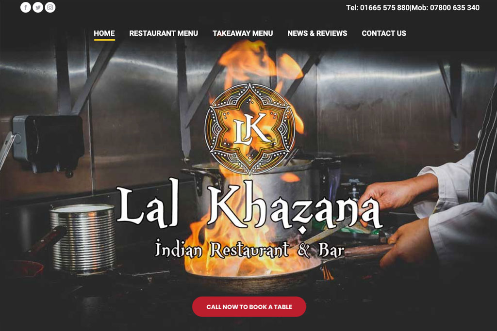 Lal Khazana Website by Crg1 Web Design