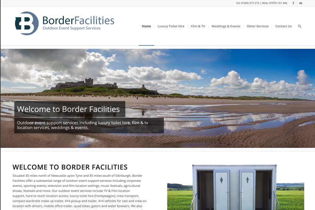 Border Facilities Website by Crg1 Web Design